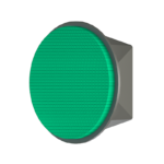 Ein grünes LED-Modul 200mm von ROYER Signaltechnik für Ampeln und Lichtsignale